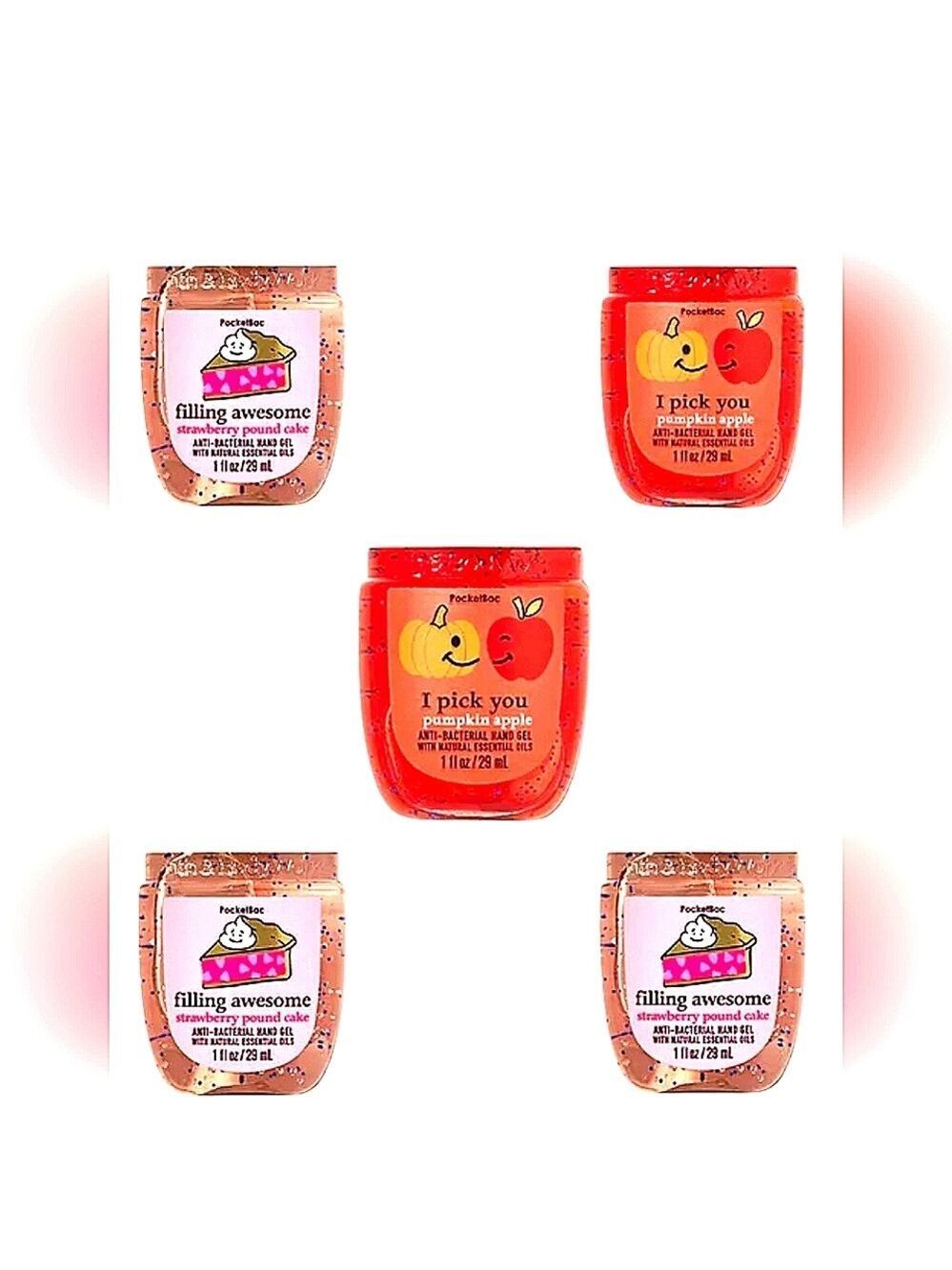 FILLING AWESOME HAND SANITIZERS Pumpkin Apple & Strawberry Pound Cake